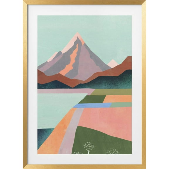 First Blossom Framed Art Modern Wall Decor