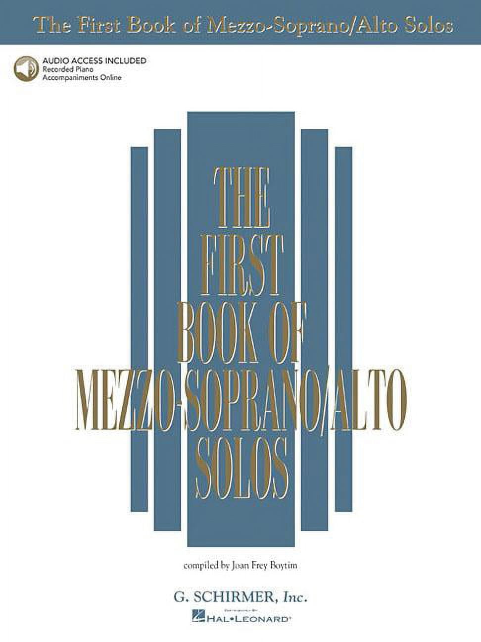 First Book of Solos The First Book of Mezzo-Soprano/Alto Solos Book ...