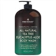 thumbnail image 1 of First Botany All Natural Tea Tree Body Wash 16oz Fights Body Odor, Athlete’s Foot, Jock Itch, Nail Issues, Dandruff, Acne, Eczema, Shower Gel for Women & Men, Eucalyptus Aloe Skin Cleanser, 1 of 8