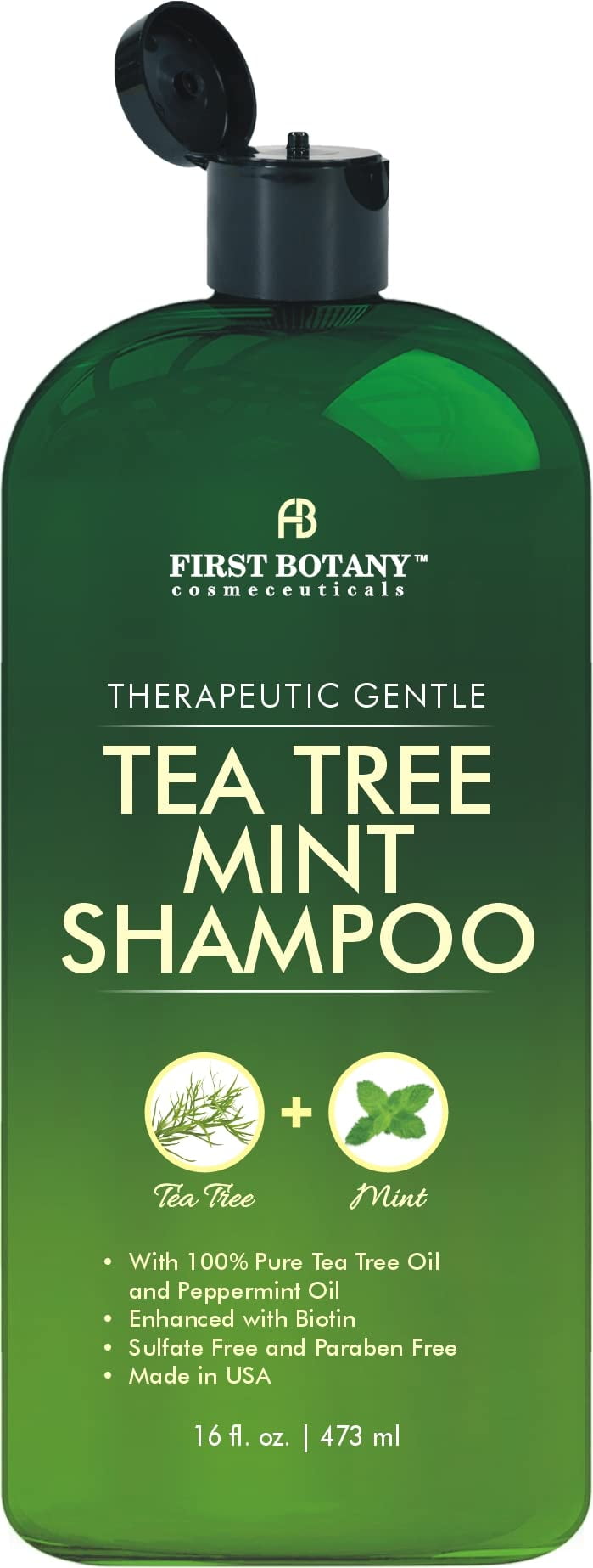 First Botany Tea Tree Oil Shampoo 16 fl oz Anti Dandruff Shampoo