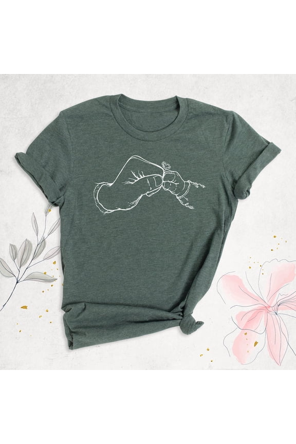 First Bump Shirt, Father's Day Shirt, Dad, Daddy Shirt, Daddy and Boy Daughter Matching Outfits, New Dada Gift Tees, Grandpa Shirts Tshirt All Size S-5XL