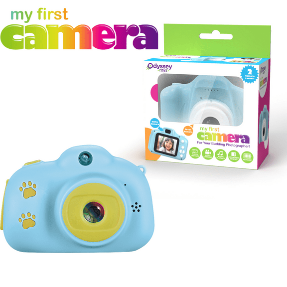 My First Camera for Kids (Age 3+ ) Blue - 2" LCD Screen, High & Medium Definition Photos and Videos| Selfie Camera for Kids| MP3 Music Player & Built-In Video Games
