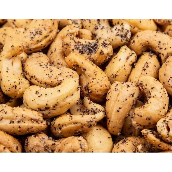 First Choice Candy Salt & Pepper Cashews  Classic Savory Roasted Snack, 2 Pound
