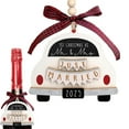 thumbnail image 1 of First Christmas Married Couple Ornament 2025, "Our First Christmas As Mr & Mrs" Acrylic Puzzle Plaque Gift - White, 1 of 8