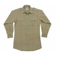 thumbnail image 1 of First Class 100% Polyester Long Sleeve Men's Uniform Shirt White X-Large Tan, 1 of 9