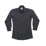 First Class 100% Polyester Long Sleeve Uniform Shirt - Black - 2XL
