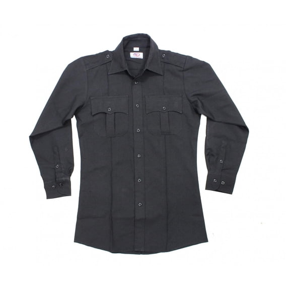 First Class 100% Polyester Long Sleeve Zippered Uniform Shirt