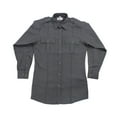 thumbnail image 1 of First Class 100% Polyester Long Sleeve Uniform Shirt - Dark Gray - L, 1 of 9