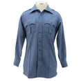 thumbnail image 1 of First Class 100% Polyester Long Sleeve Uniform Shirt - French Blue - 3XL, 1 of 1