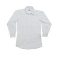 thumbnail image 1 of First Class 100% Polyester Long Sleeve Uniform Shirt - White - XS, 1 of 9