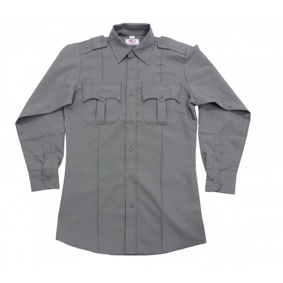 First Class 100% Polyester Long Sleeve Zippered Uniform Shirt