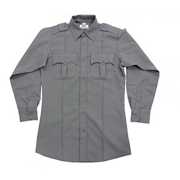 First Class 100% Polyester Long Sleeve Zippered Uniform Shirt