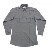 First Class 100% Polyester Long Sleeve Zippered Uniform Shirt