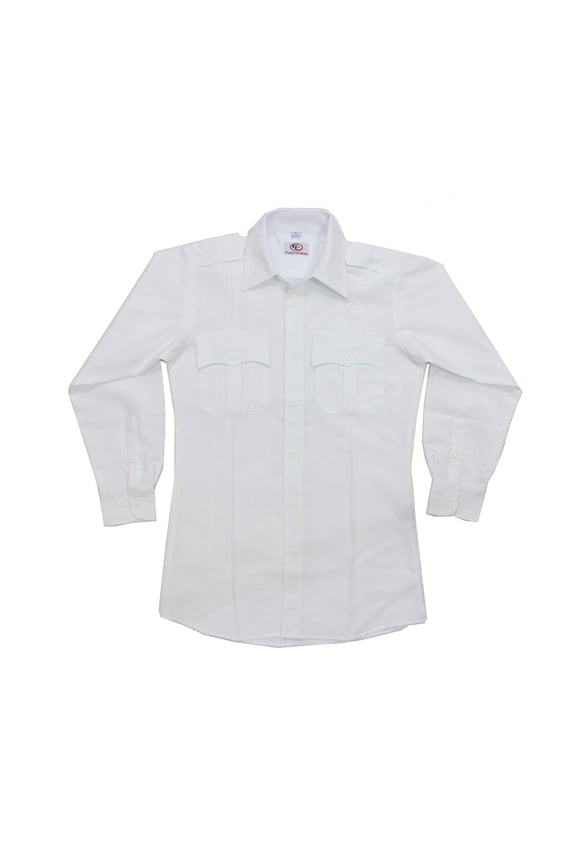 First Class 100% Polyester Long Sleeve Zippered Uniform Shirt