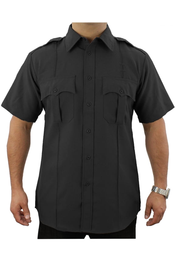 100% Polyester Short Sleeve Uniform Shirt