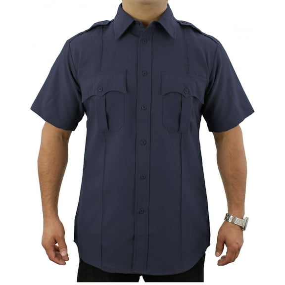 First Class 100% Polyester Short Sleeve Uniform Shirt