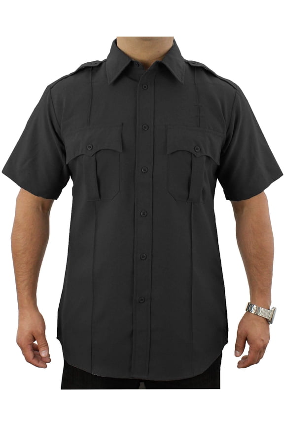First Class 100% Polyester Short Sleeve Uniform Shirt