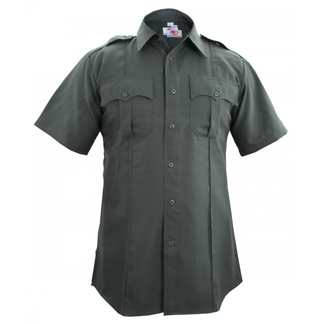 First Class 100% Polyester Short Sleeve Uniform Shirt
