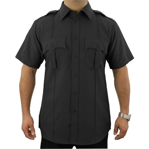 First Class 100% Polyester Short Sleeve Uniform Shirt