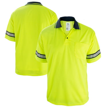 First Class High Visibility Two Tone Polyester Polo Shirt - 3XL ...