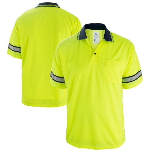 First Class High Visibility Polo Shirt - L