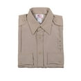 thumbnail image 1 of First Class Poly Rayon Uniform Short Sleeve Shirt - Tan - 5XL, 1 of 10