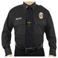 thumbnail image 1 of First Class Polycotton Long Sleeve Uniform Shirt - Black - L, 1 of 1
