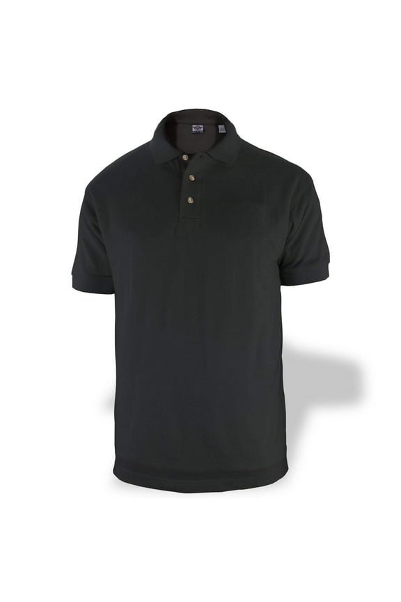 First Class Polycotton Polo Shirt - Black - S