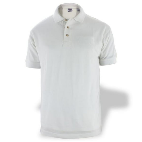 First Class Polycotton Polo Shirt - White - S