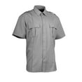 thumbnail image 1 of First Class Polycotton Short Sleeve Uniform Shirt - Light Gray - M, 1 of 11