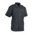 thumbnail image 1 of First Class Polycotton Short Sleeve Uniform Shirt - Navy Blue - XL, 1 of 11