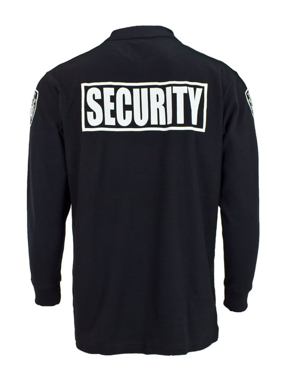 Security Long Sleeve Polo Shirts