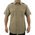 thumbnail image 1 of First Class Short Sleeve Polyester Wrinkle Resistant Button Up Shirts (Men's L), 1 of 5
