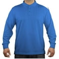 thumbnail image 1 of First Class Tactical Performance Long Sleeve Polo Shirt - Royal Blue - X-Small, 1 of 10
