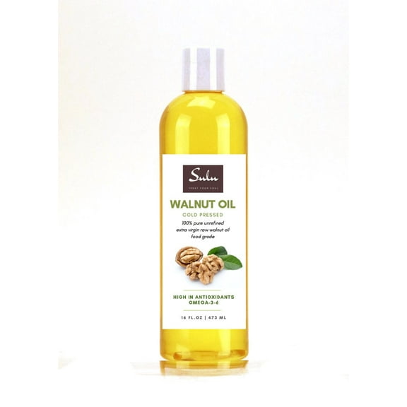First Cold Pressed Unrefined Extra Virgin Food Grade Walnut oil 100% pure natural from 4 oz up to 7 lbs