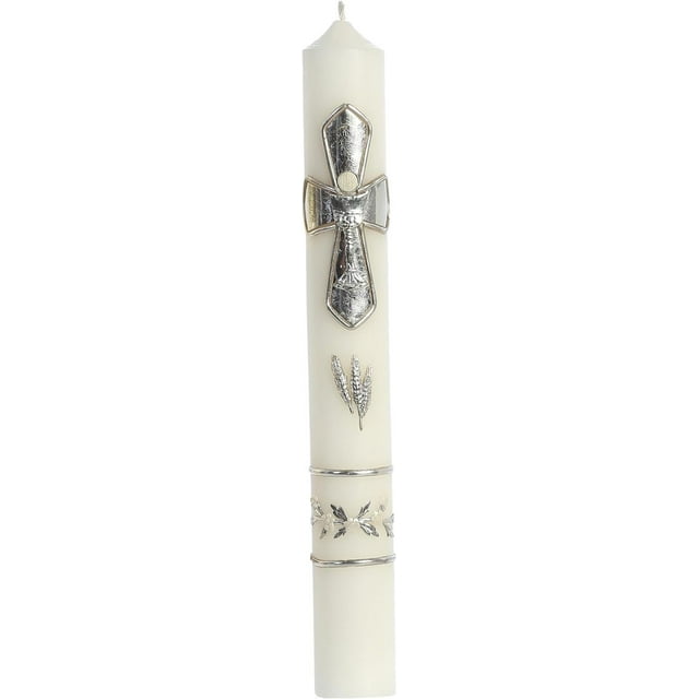 First Communion Candle Catholic & Religious Cross Candle Velos de Primera Comunión para Niña