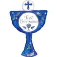 thumbnail image 1 of First Communion Cup Blue Balloon 31", 1 of 2