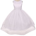 thumbnail image 1 of First Communion Flower Girl Dress Ivory & White Collection for Big Girl White 8 CB.346, 1 of 3