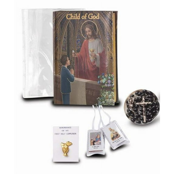 First Communion Gift Set for Boys, 5 Piece
