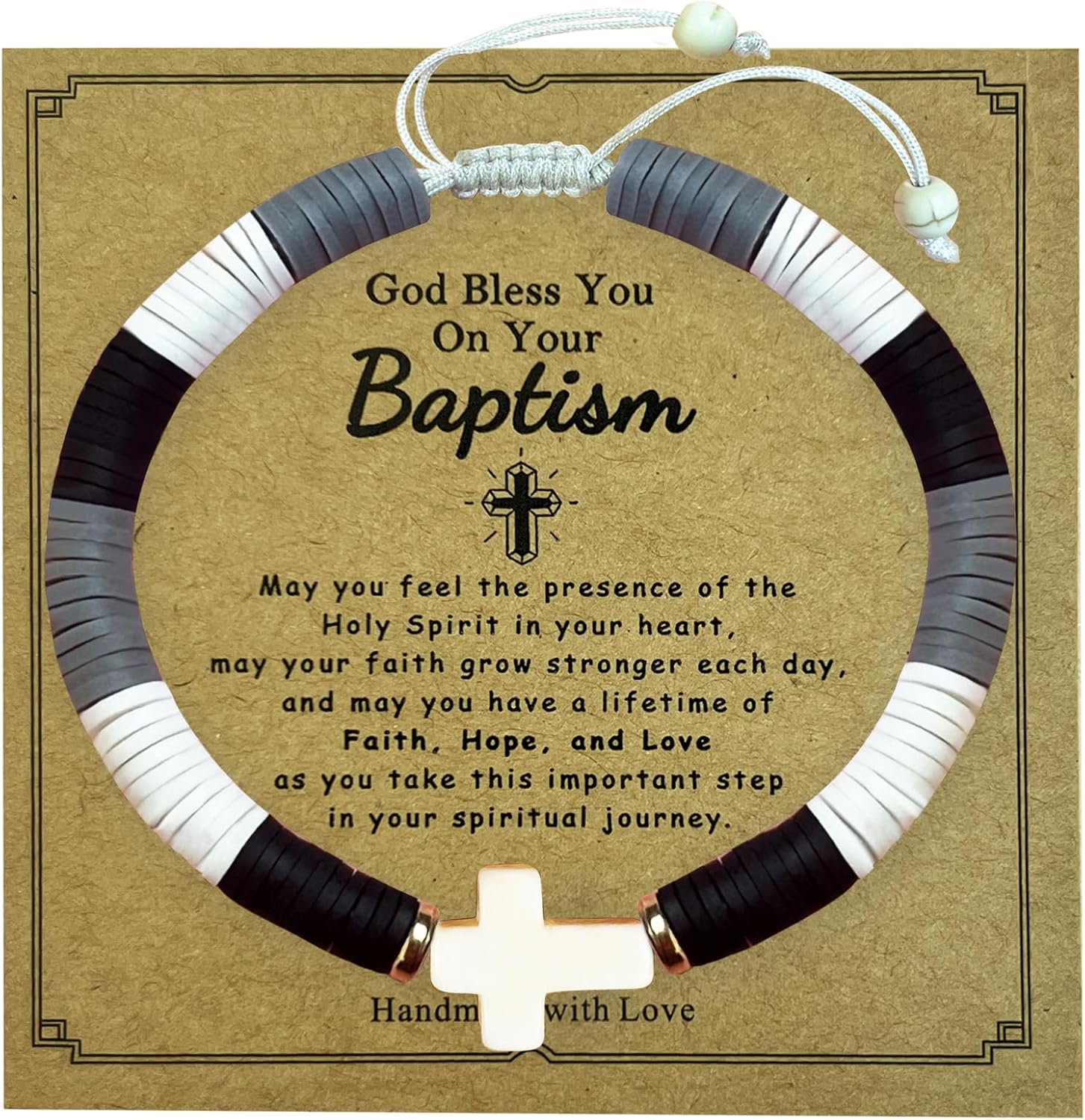 First Communion Gifts For Girls & Boys, Baptism Gifts Cross Bracelet ...