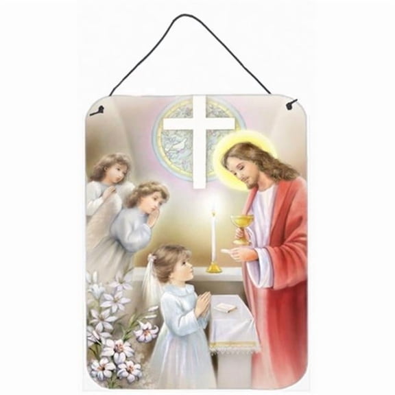 First Communion Girl Wall or Door Hanging Prints