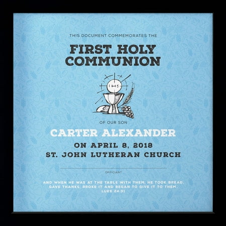 First Communion | Personalized Print, Wall Decor - Boy