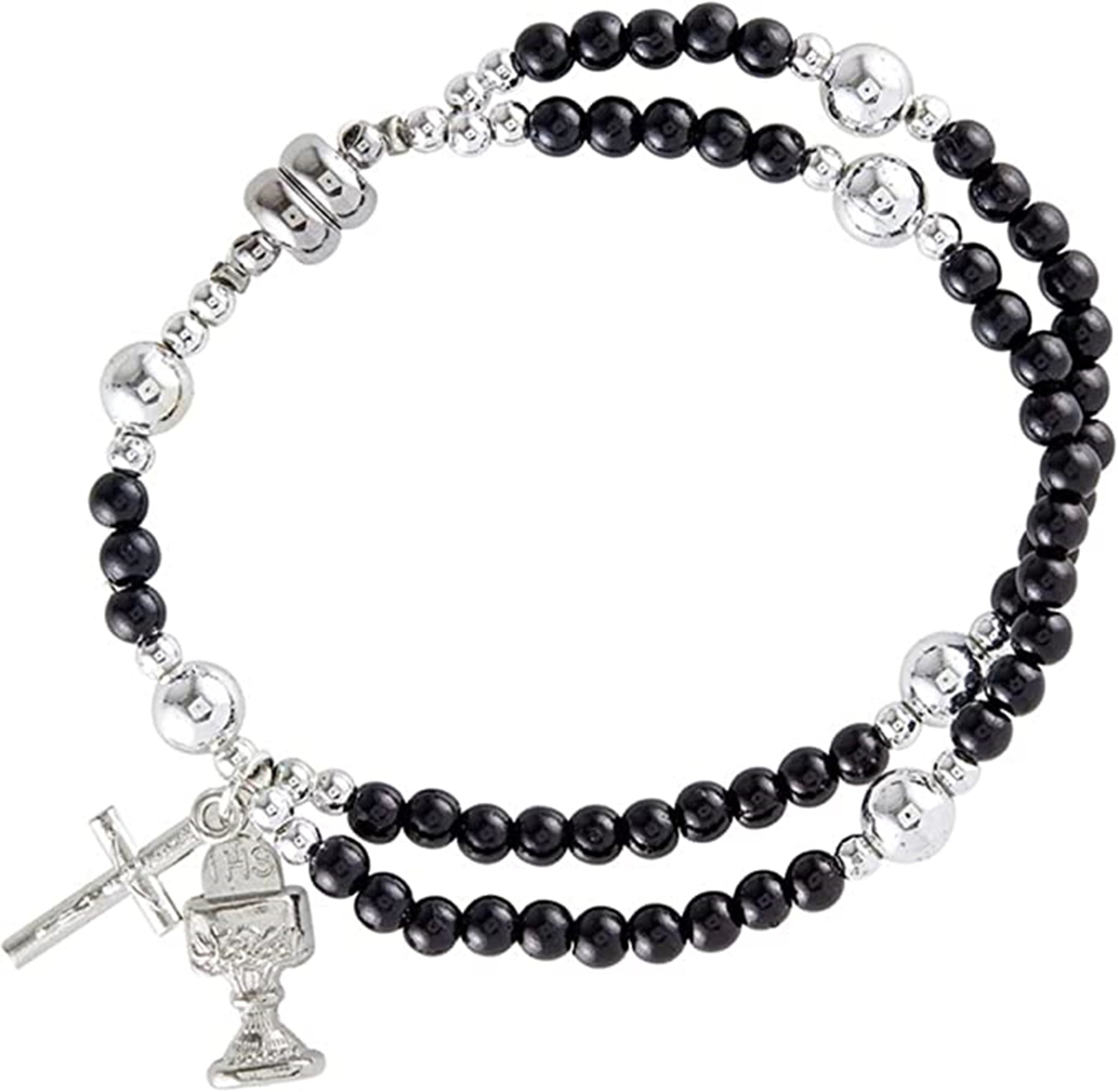 First communion rosary bracelet discount