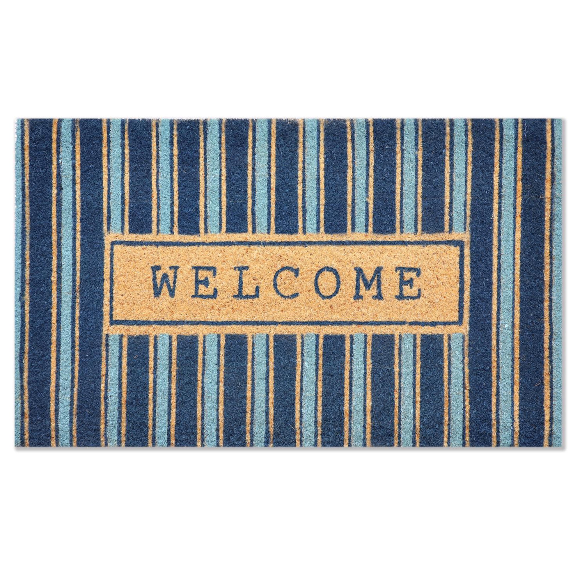 First Concept 18 in. W X 30 in. L Multi-Color Coir Door Mat