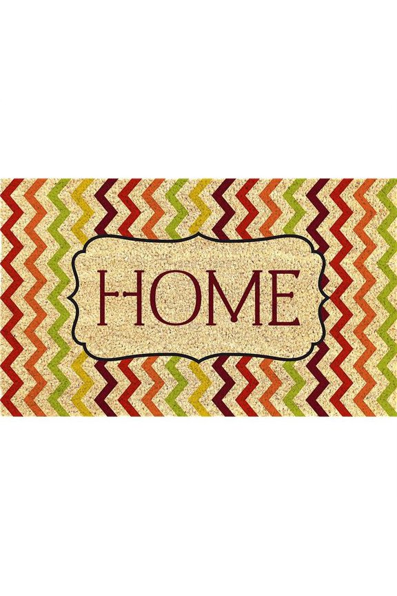 FC0245 18 x 30 in. PVC Back Coir Mat with Bleach Printed