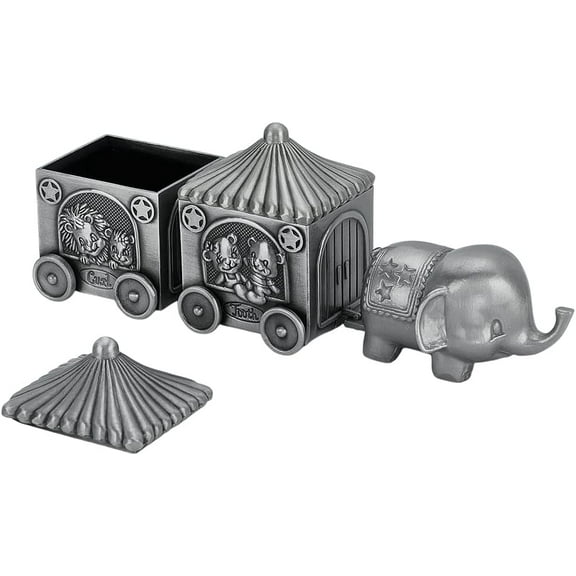 First Curl and Tooth Keepsake Box Silver Elephant Alloy Tooth Fairy Organizer Box My First Curl and Tooth Keepsake Box Set for Christmas Baby Shower Newborn Birthday Party Gift