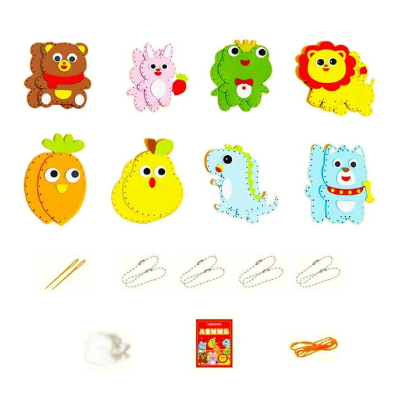 First DIY Sewing Kit Set Box Childrens Kids Art Craft Activity Toy C4V7