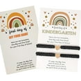 thumbnail image 1 of First Day of Kindergarten Bracelets for Mommy and Me Back To School Gift Matching Bracelets, Mother Daughter Bracelets Pre-K Gifts for Girls Boys, Heart Wish Adjustable Bracelets, 1 of 10