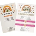 thumbnail image 1 of First Day of Kindergarten Bracelets for Mommy and Me Back To School Gift Matching Bracelets, Mother Daughter Bracelets Pre-K Gifts for Girls Boys, Heart Wish Adjustable Bracelets, 1 of 12