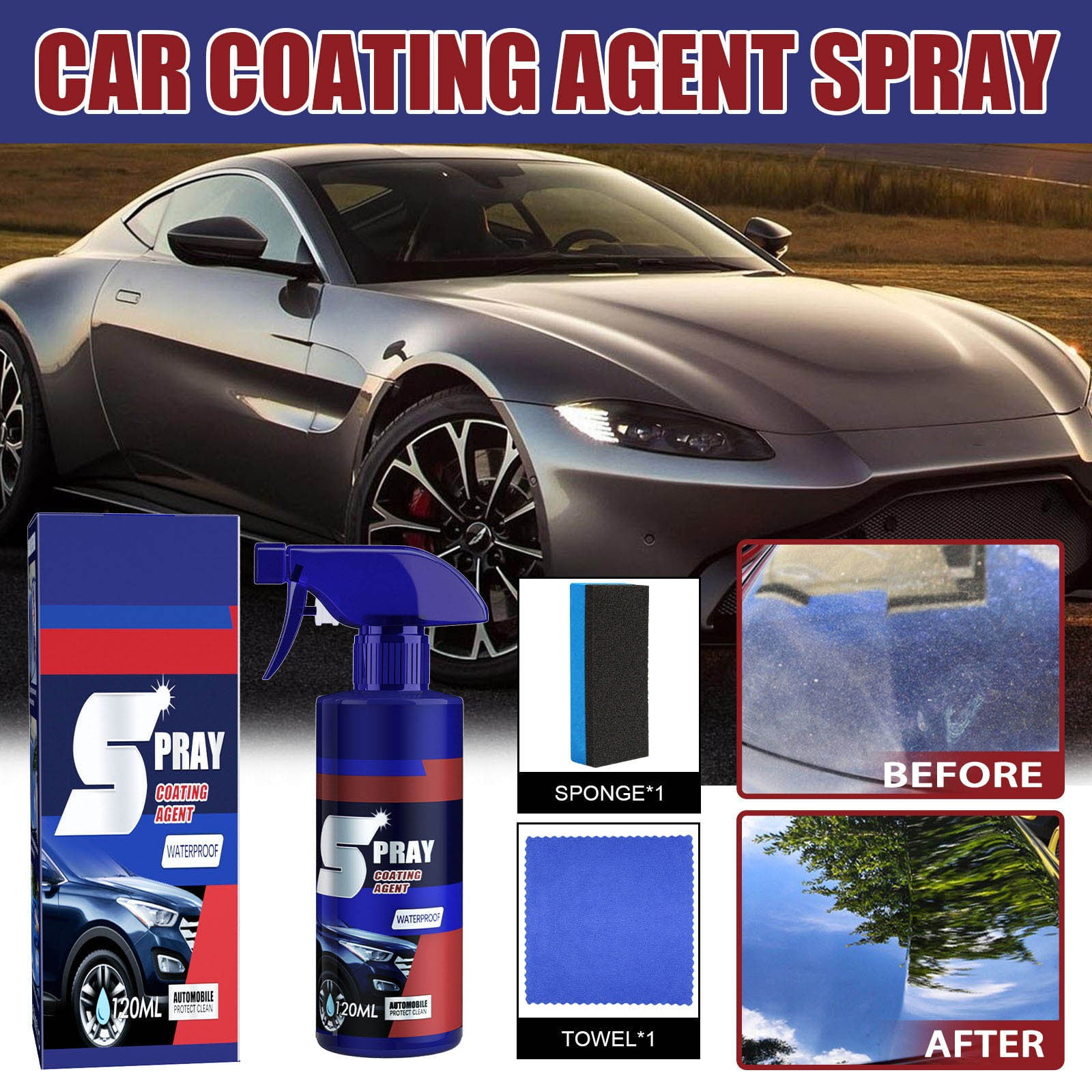 First Day Of School 125Ml Auto Gloss Enhancer Spray Car Paint Shine